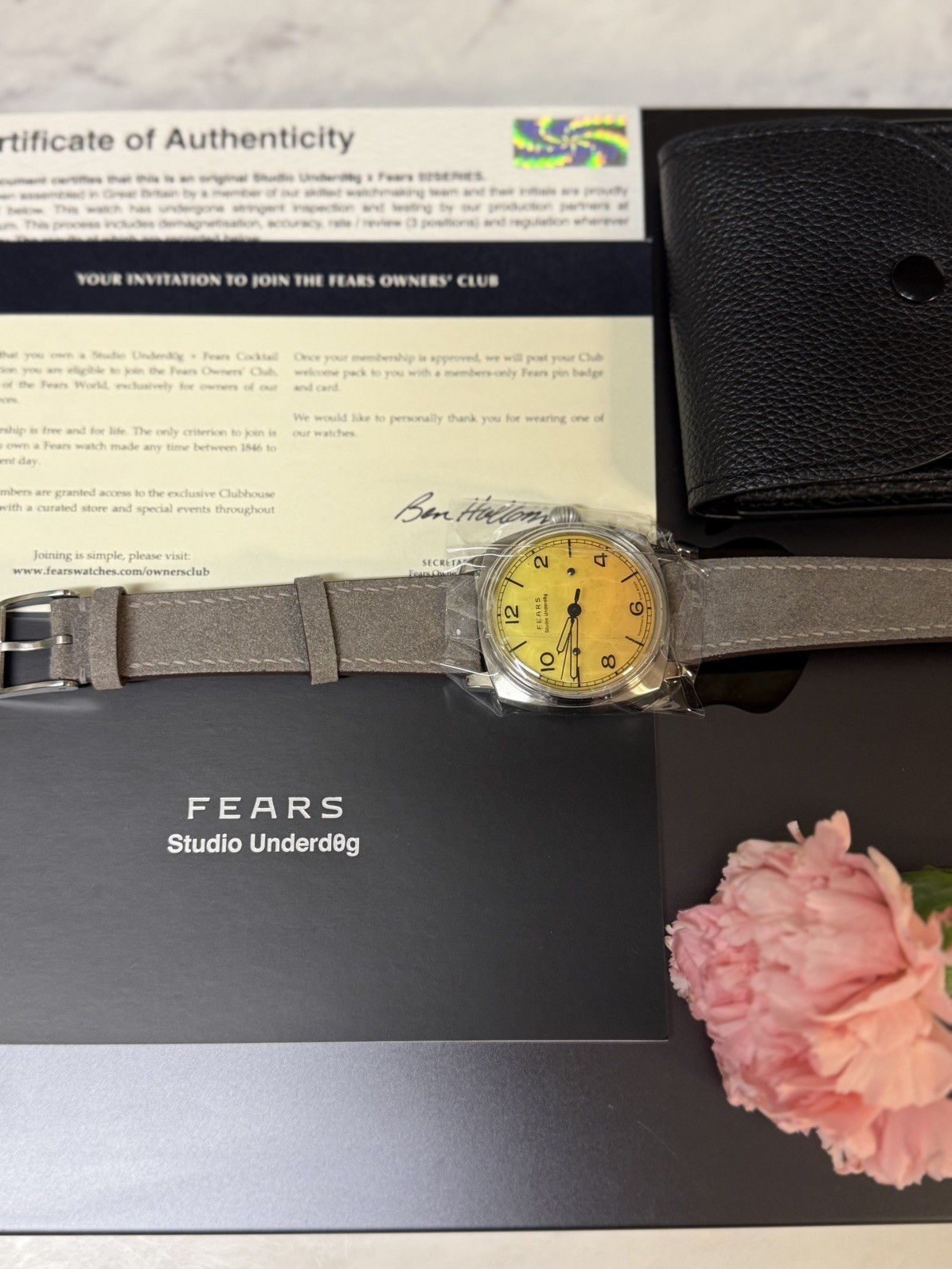 Fears x Studio Underd0g Mimosa 02 Series Watch – Full Set – Unworn – Limited