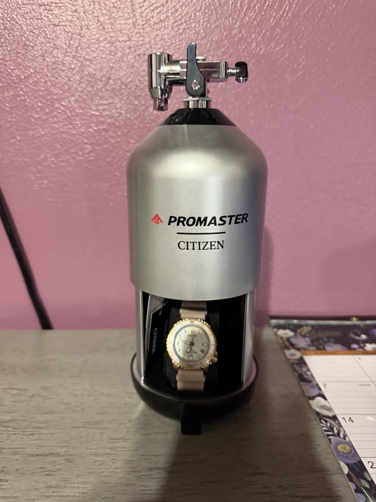 Citizen Promaster Dive Eco-Drive Pink Strap Womens Watch EO2023-00A