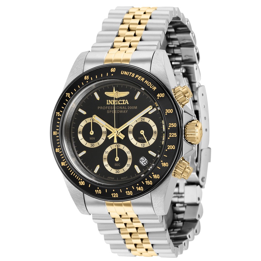 Invicta Speedway Chronograph Quartz Black Dial Men’s Watch 36739