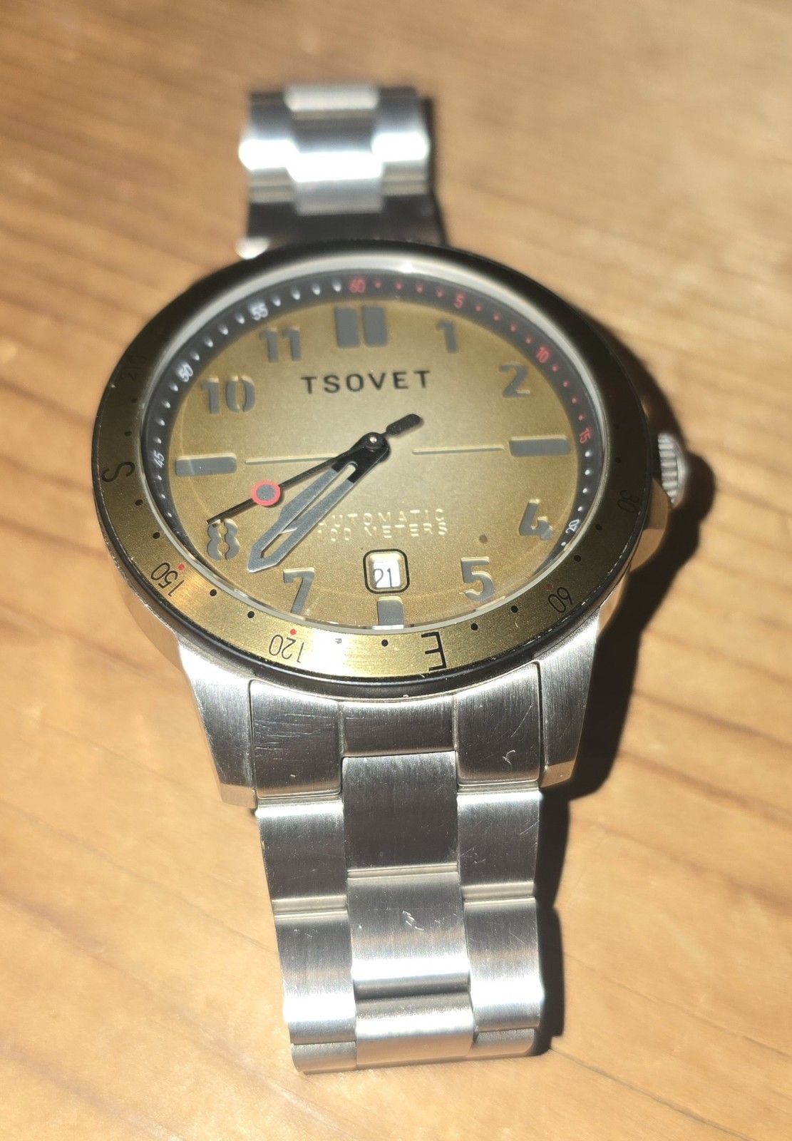TSOVET FORESTER TS-4002 AUTOMATIC MOVEMENT WATER RESISTANT 100M MEN’S WATCH