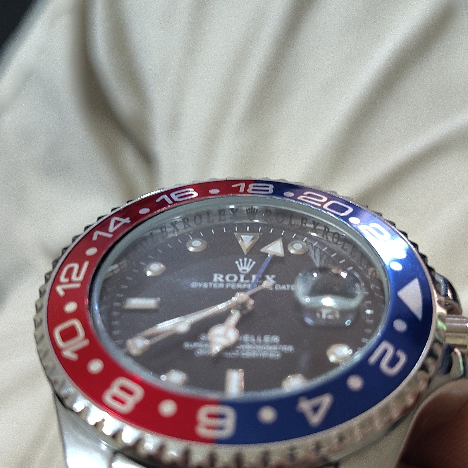 Rolex Sea-Dweller Black Dial Red/Blue 24-Hour Bezel Auto Date w/ Box