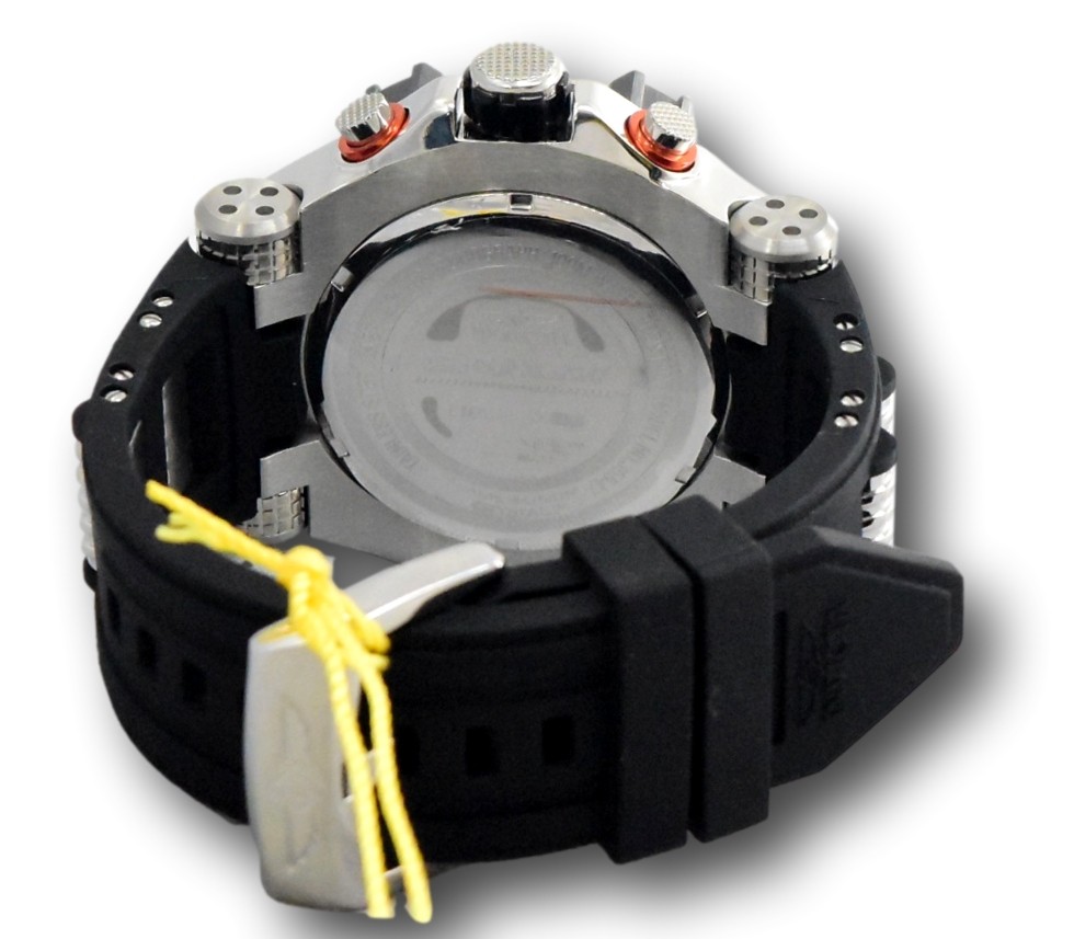 Invicta Bolt Cable Men’s 52mm Black and Silver Chronograph Watch 35547