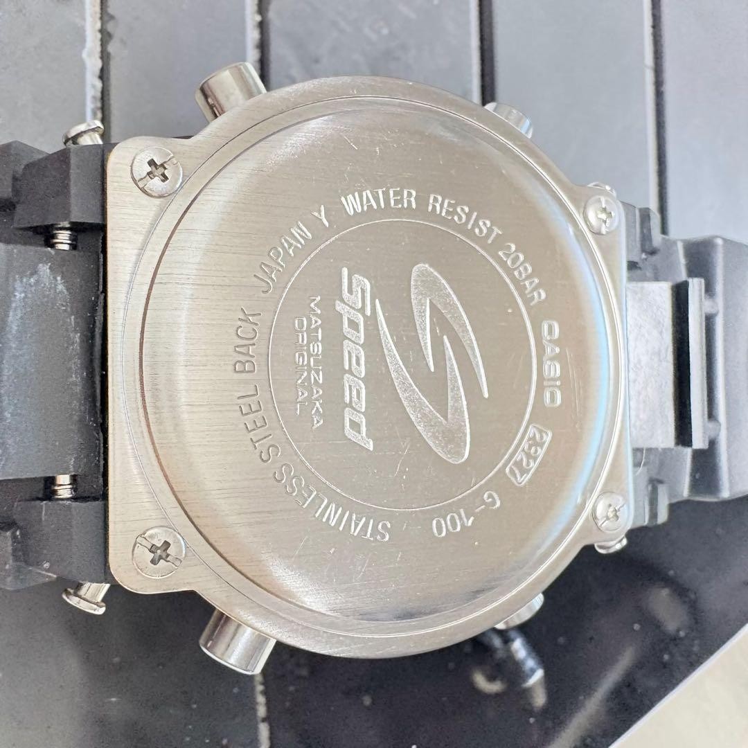 CASIO G-SHOCK G-100 Speed ​​Daisuke Matsuzaka model battery replaced
