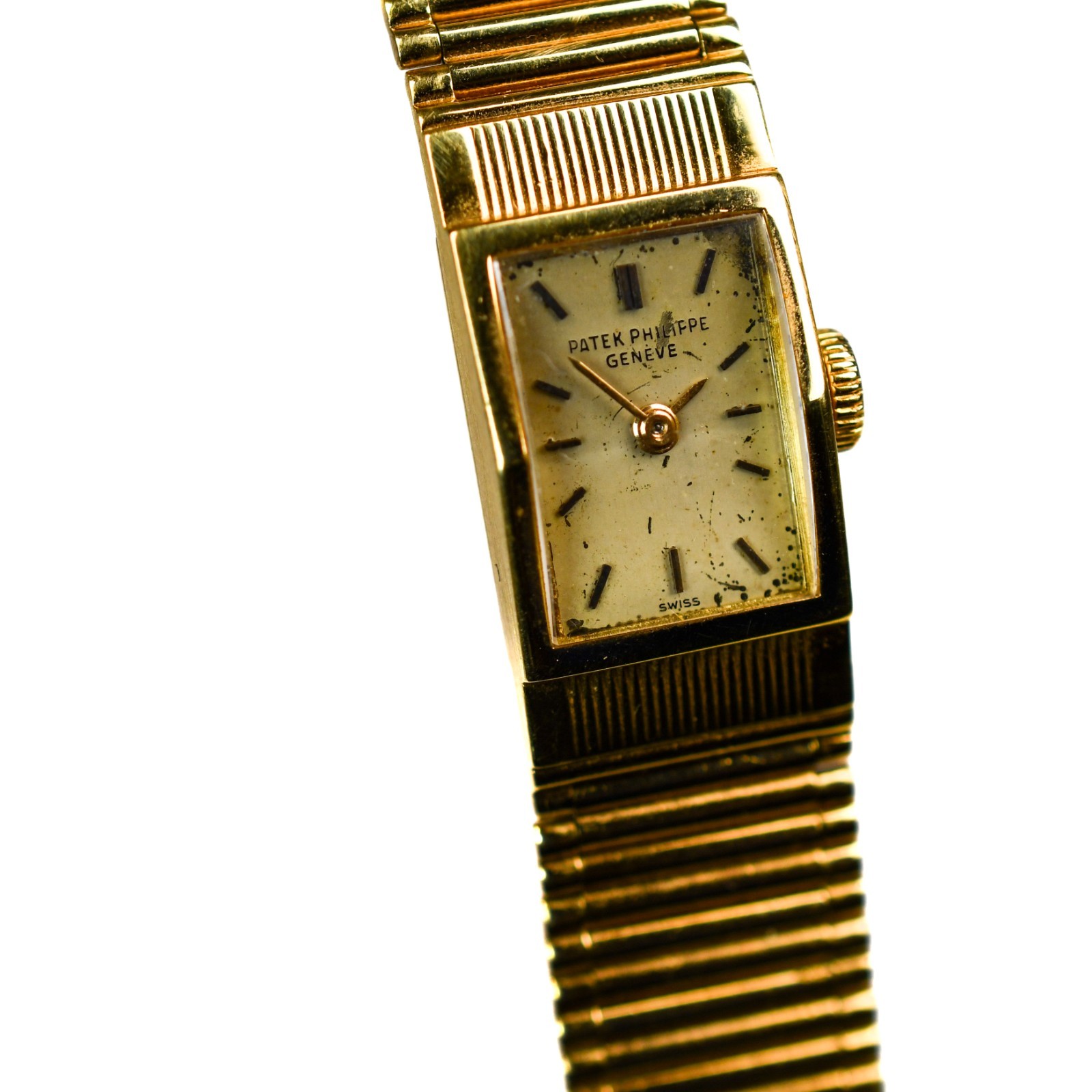 Patek Philippe Ref 3250 18k Yellow Gold on Bracelet 42.2 Grams Manual Winding