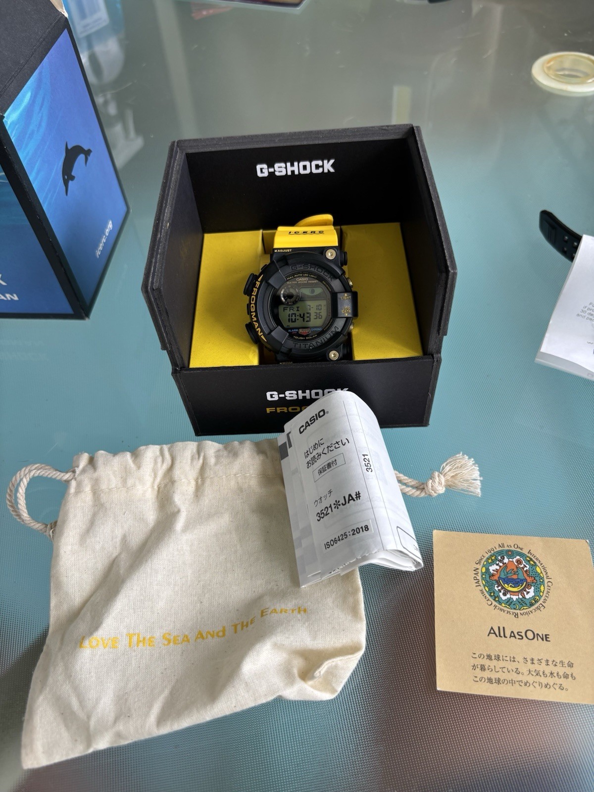 G-SHOCK FROGMAN GW-8200K-9JR Love The Sea And The Earth Limited Watch from Japan