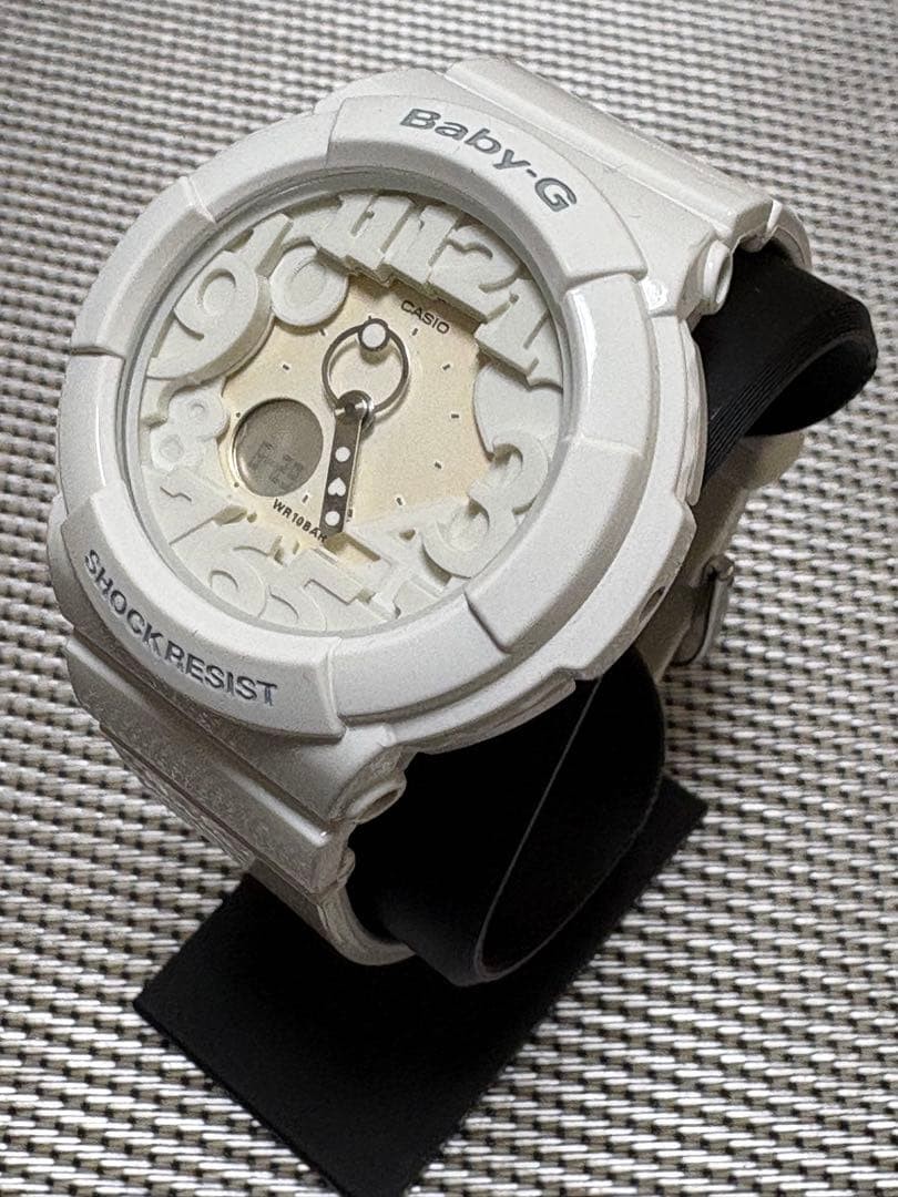 Excellent Condition Baby G BGA 131 White Heart