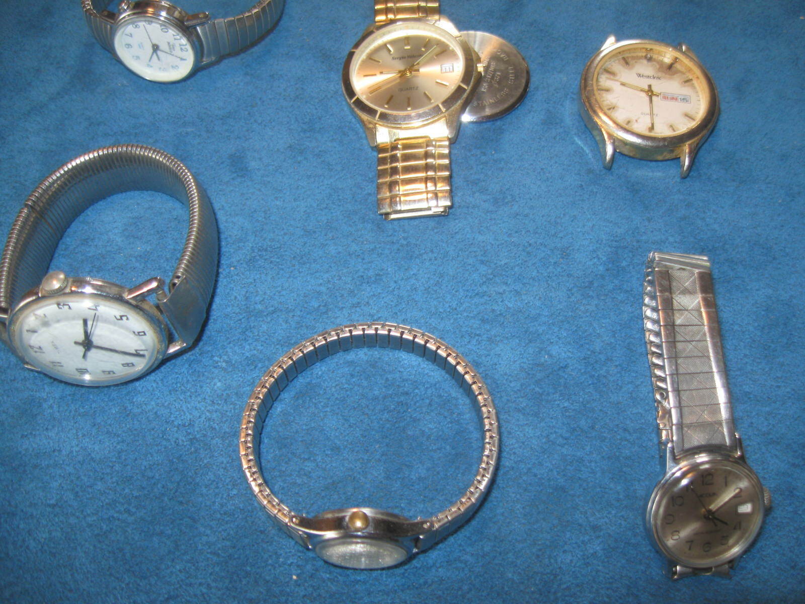 15- Vintage WRISTWATCHES, Various Makes…For parts or repairs only