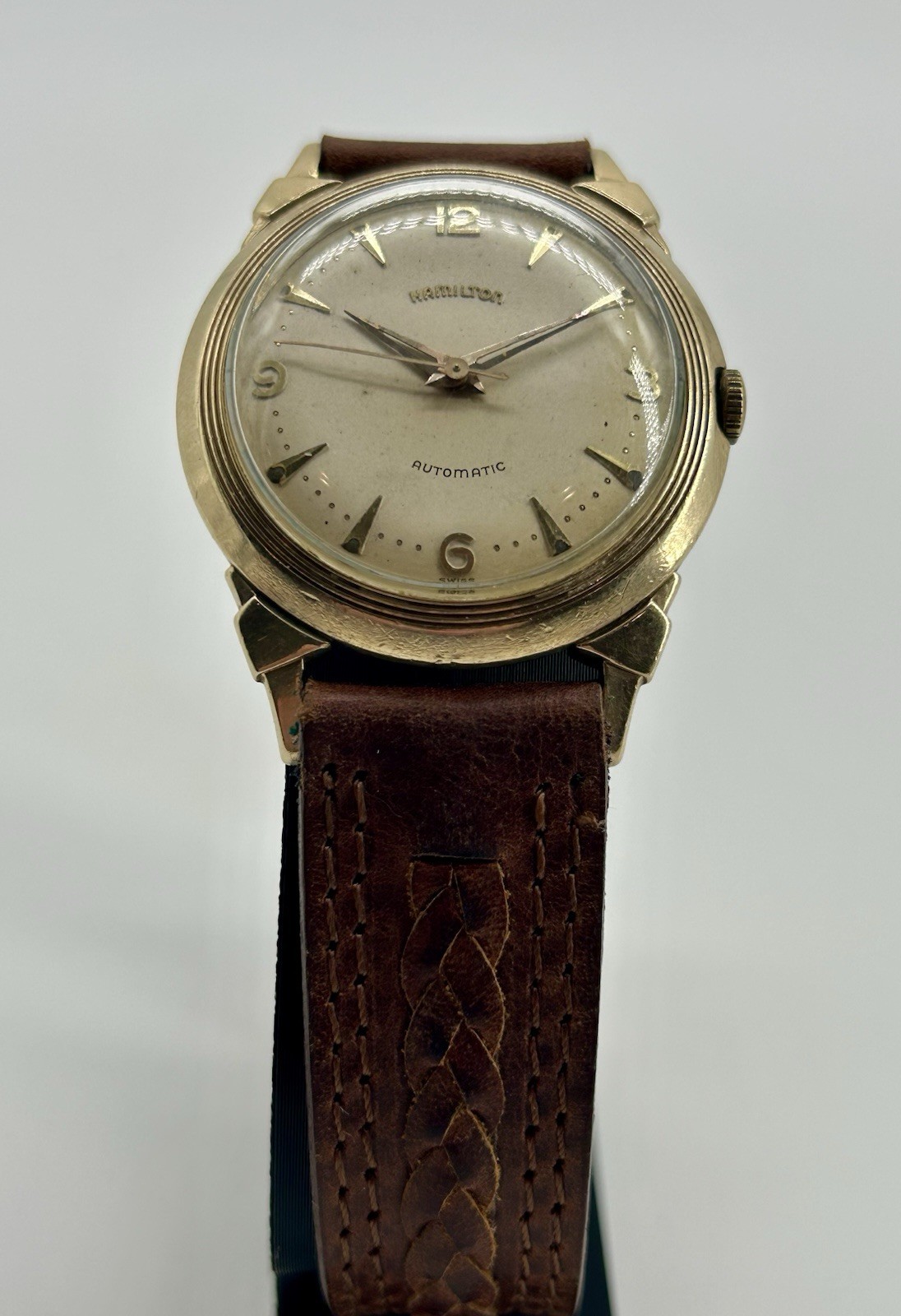 Vintage Hamilton K-403 Automatic 17J Cal 661 34mm 10K GF Original Dial Runs