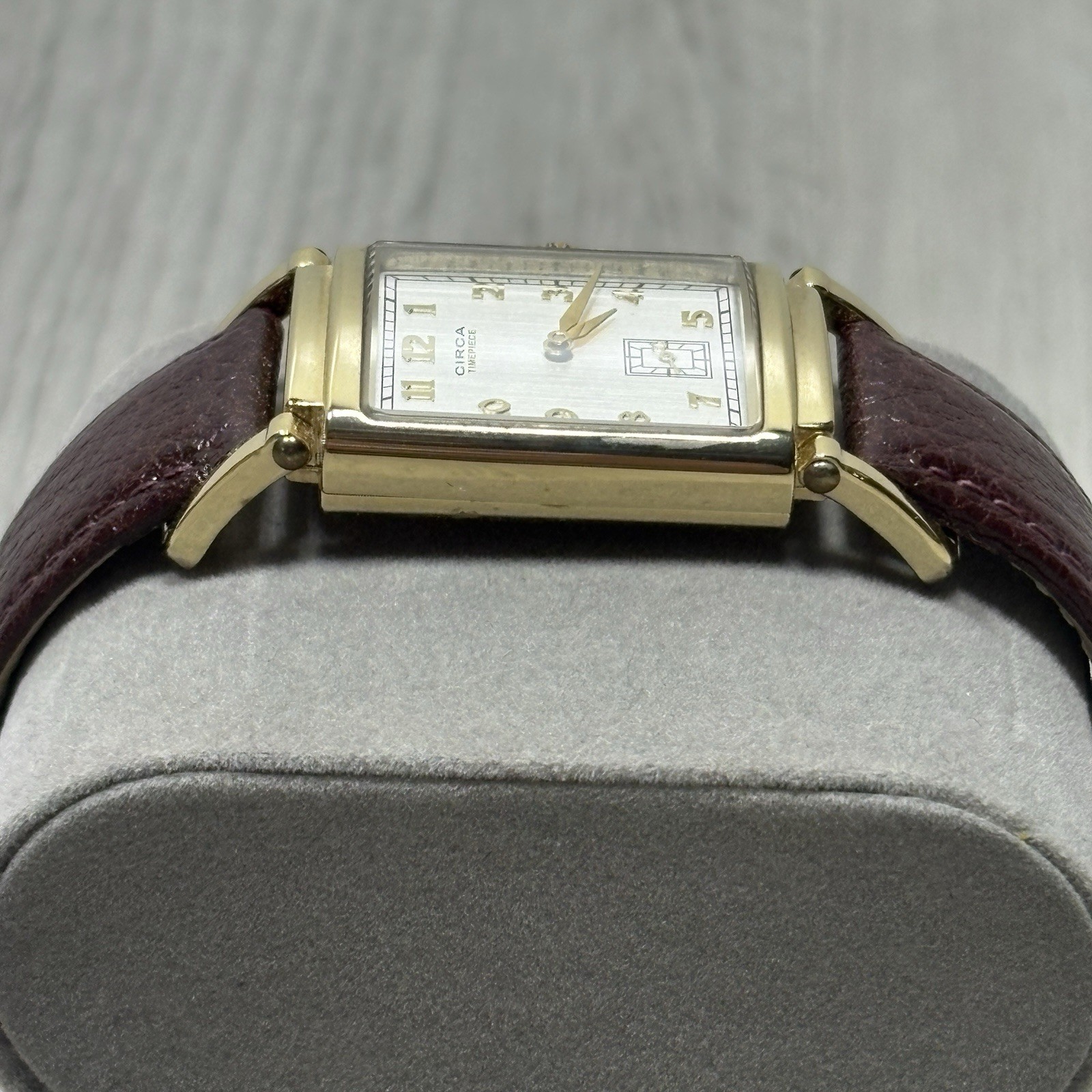 Circa CT106T Vintage 23K Gold Plated Quartz Wrist Watch – Needs Battery