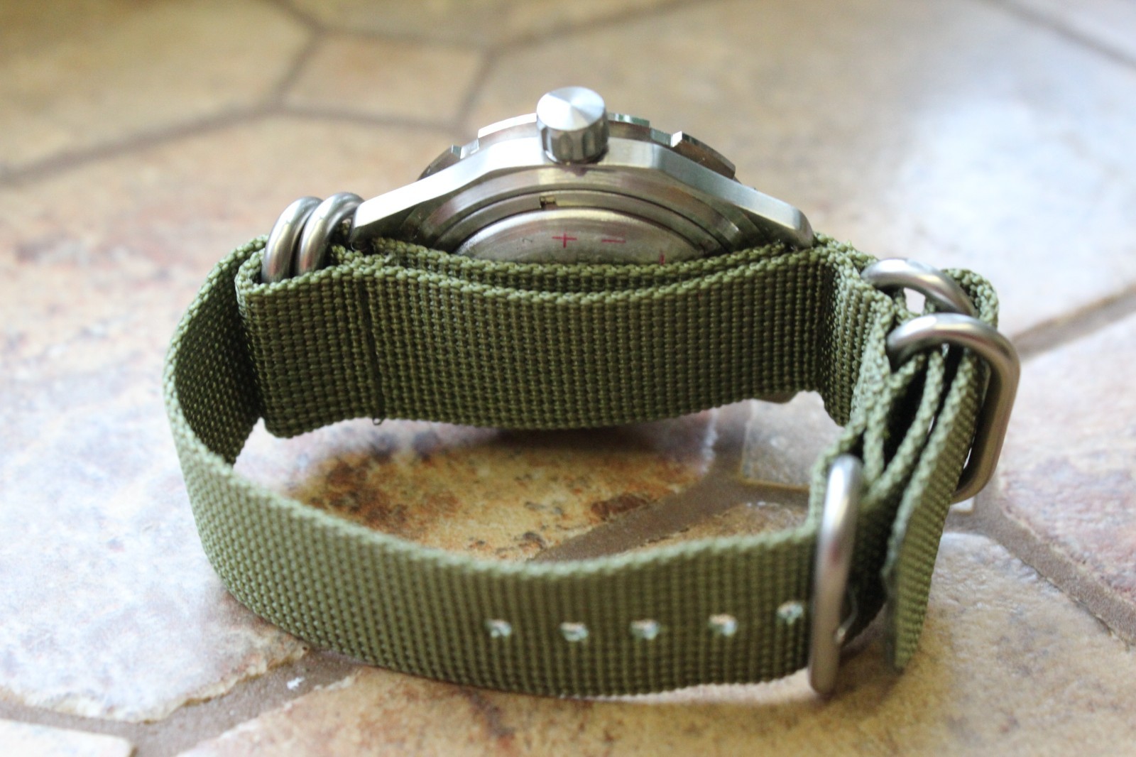 Vostok Komandirsky Diver Mechanical Auto Winding Wrist Watch 24 Hour K-35 350501