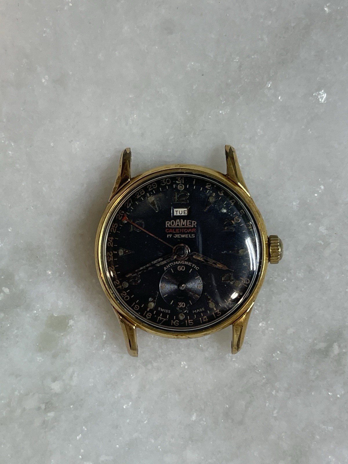 Roamer Date Pointer Watch Needs Serviced