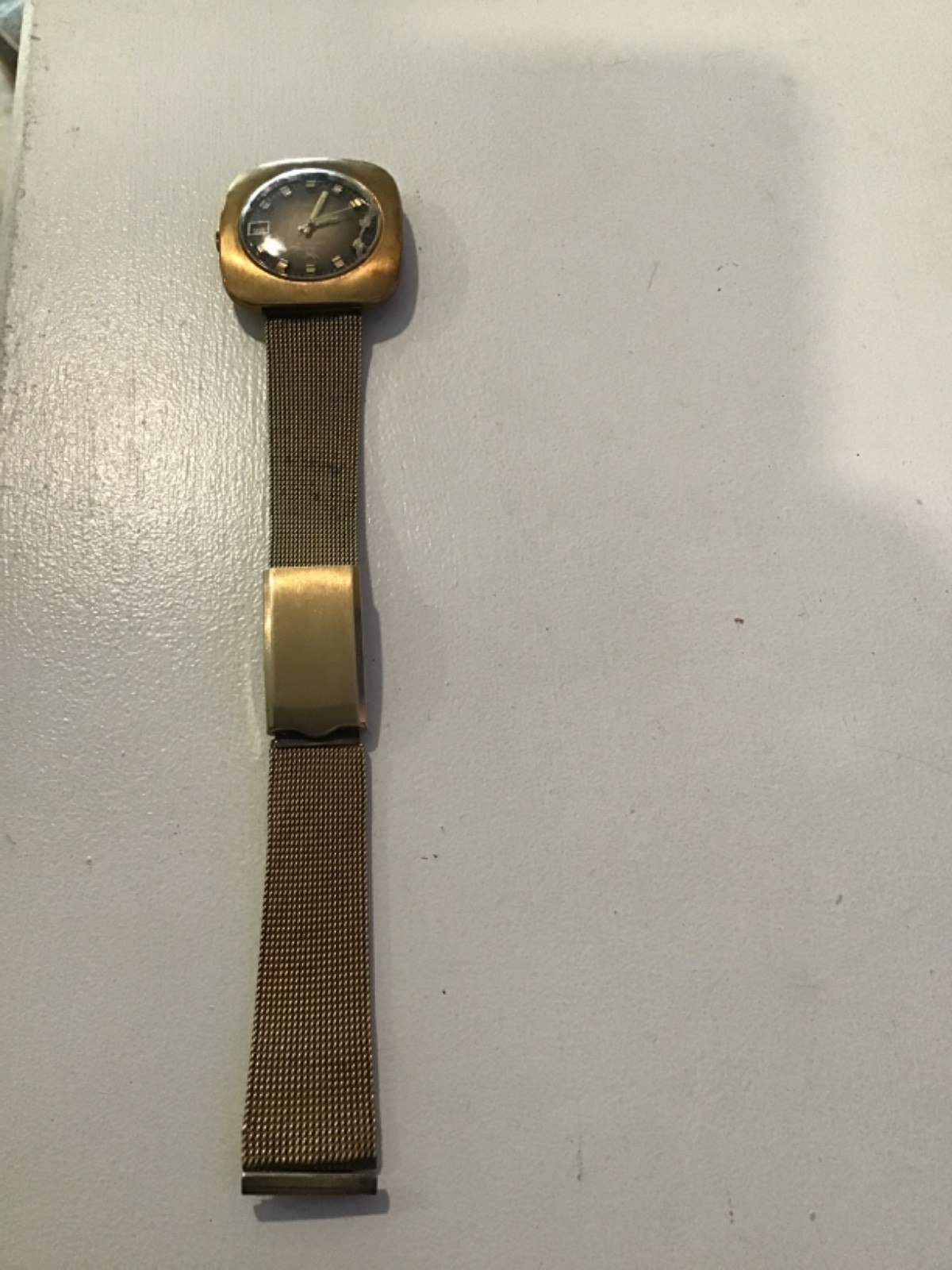 Croton Vintage 10k Gold Filled Automatic Wrist Watch 18k plated works
