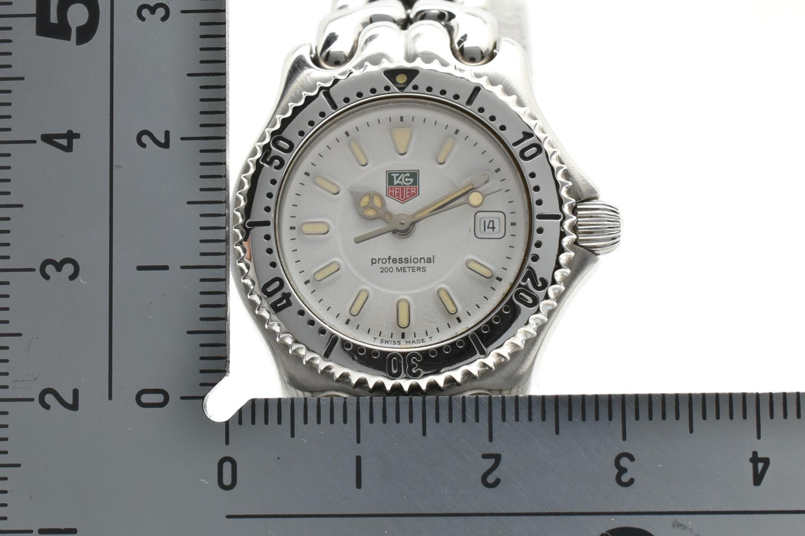 [NEAR MINT] TAG HEUER Sel WG1312-2 Date white Dial Quartz Ladies Watch JAPAN