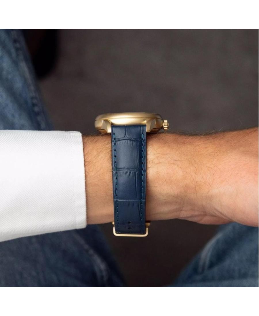 CERTINA Men Analog Automatic Casual Watch Classic Dress Blue Dial Waterproof Rou