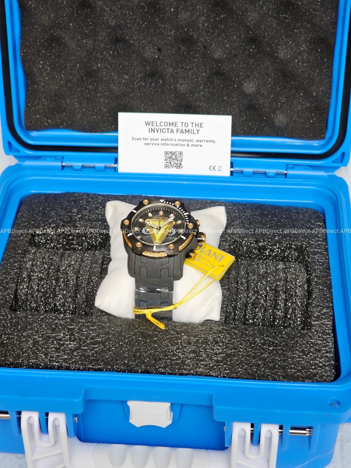Invicta – DC Comics #127 BLACK ADAM – SAND BLASTED – Limited Ed – mens watch