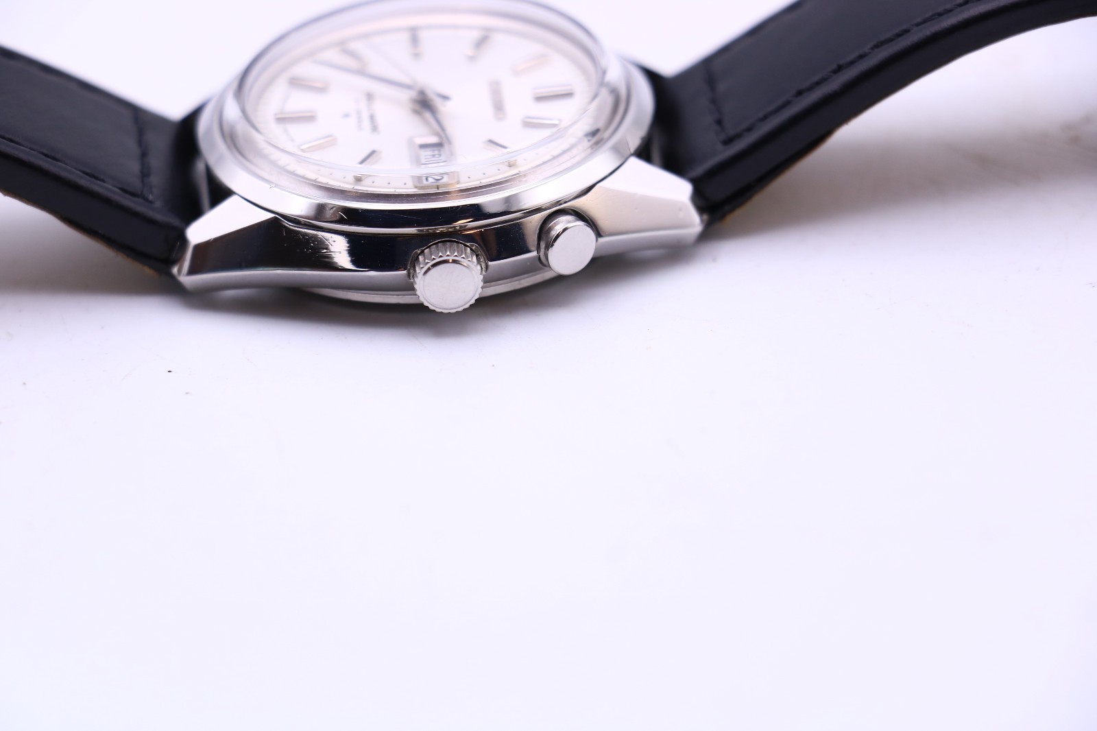 Mens Seiko Bell-matic 27j 4006-7011 japan stainless wrist watch NEW CRYSTAL