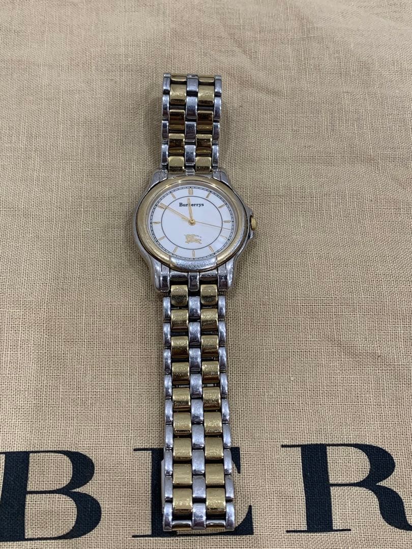 BURBERRY antique watch gold silver