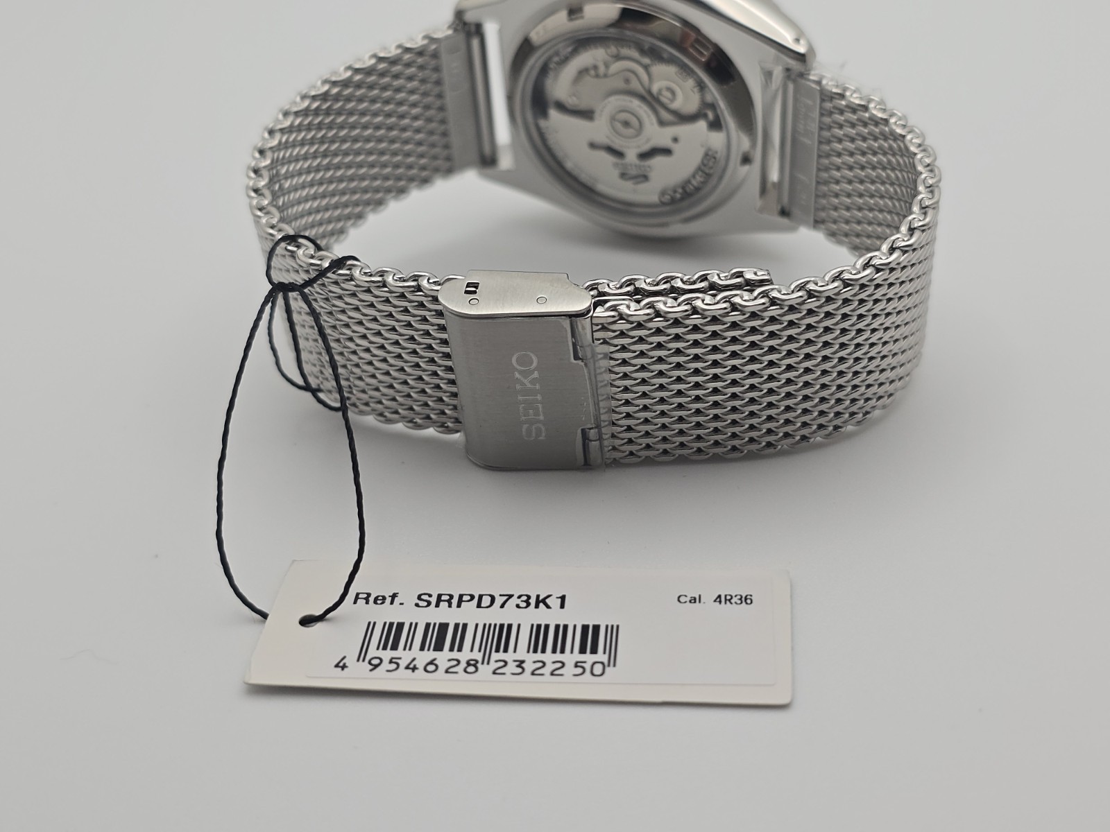 Seiko 5 Sports Suits Style SRPD73K1 Automatic 42.5mm Black Mesh Bracelet New