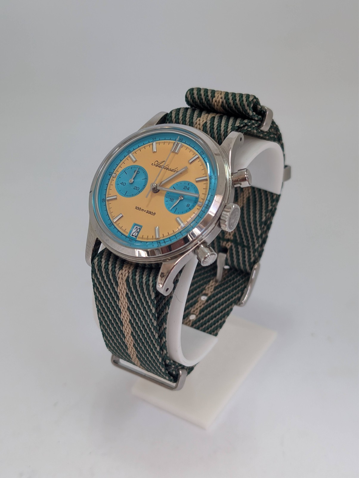 Addiesdive 2095 – bicompact chronograph – BGW9 lume