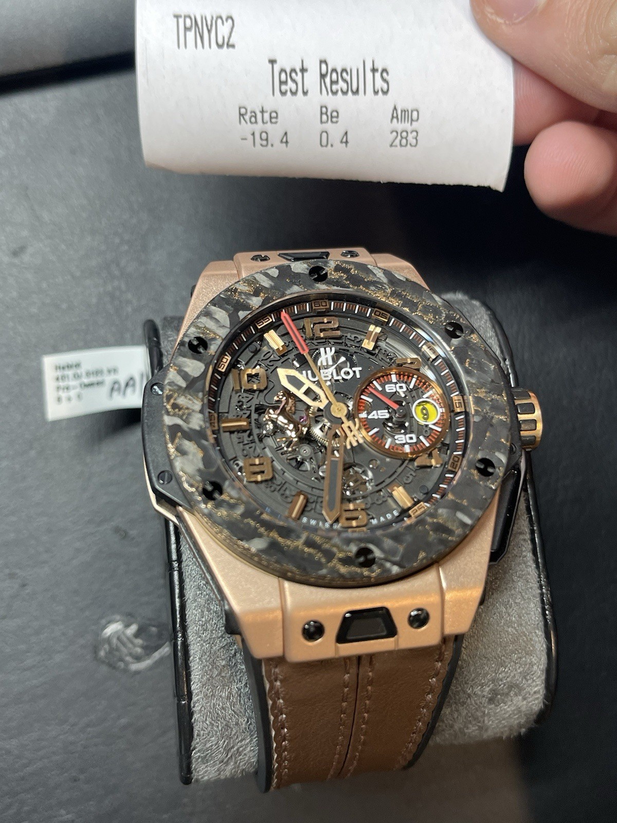 Hublot Big Bang Ferrari 18kt gold Limited edition 401.OJ.0123.VR
