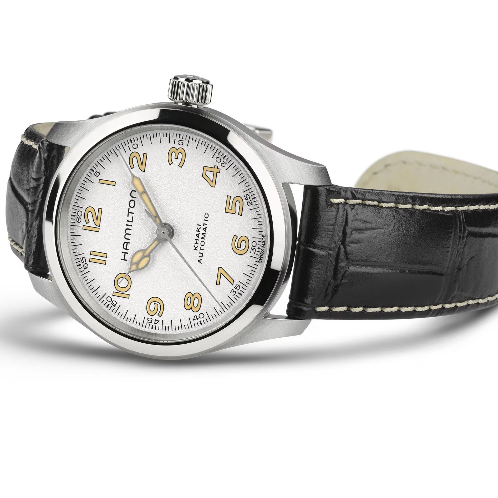 Hamilton Khaki Field Murph White Dial Automatic 38mm Men’s Watch H70405710