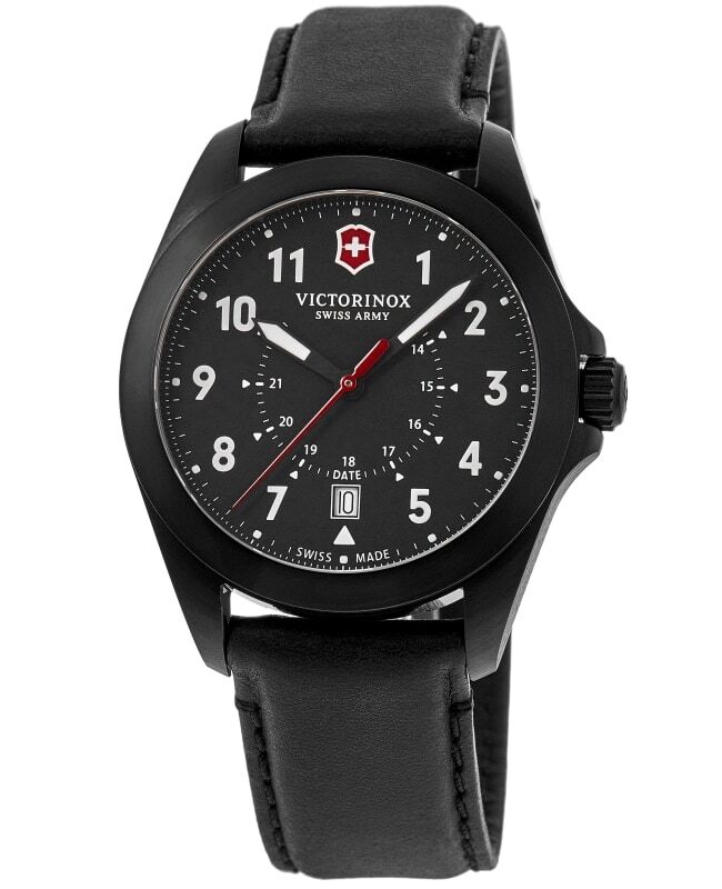 New Victorinox Swiss Army Heritage Quartz Black Dial Men’s Watch 241970