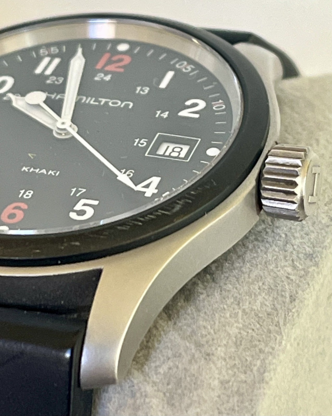 Hamilton Khaki Field S.W.A.T. 38mm Wristwatch H684210 W/ New Battery