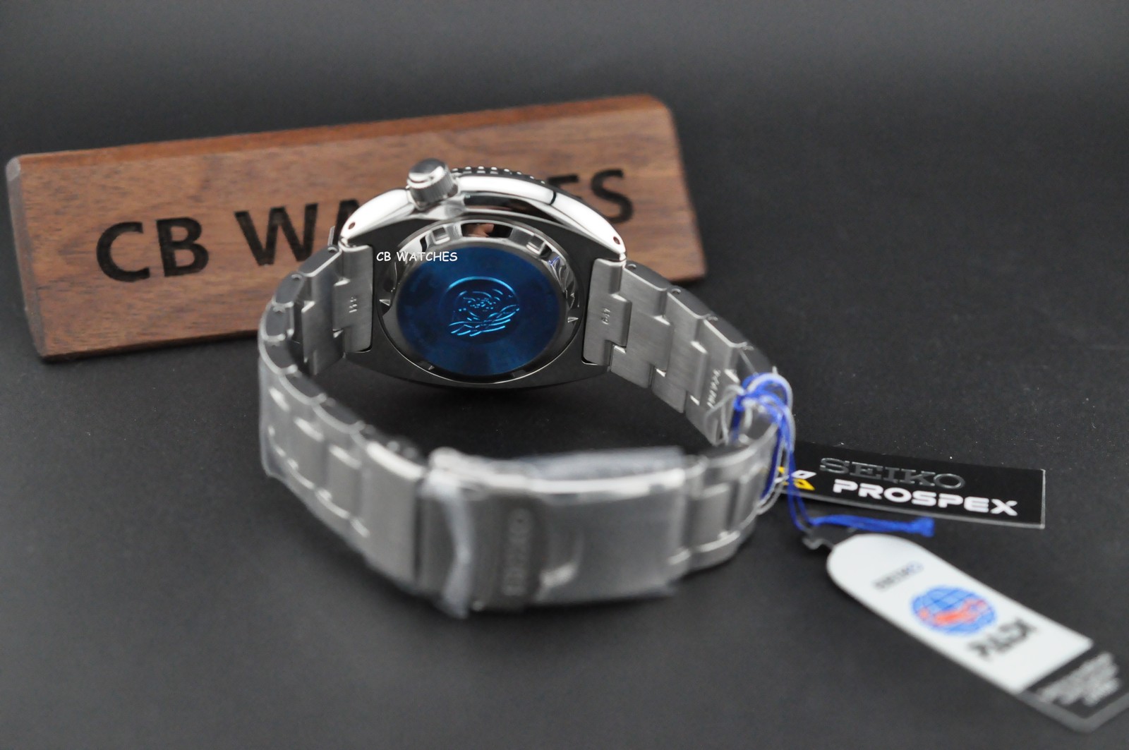 Seiko Padi Prospex Turtle Pepsi 45 mm Automatic Stainless Steel Watch SRPE99