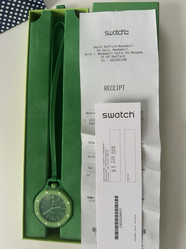 Swatch x Audemars Piguet AP Bioceramic Royal Pop Green Eight ✅100% AUTHENTIC✅