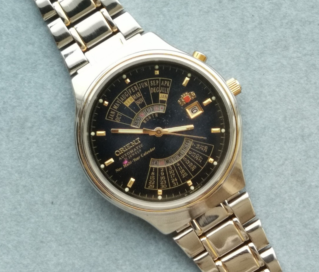 Automatic JAPAN Watch ORIENT COLLEGE EA46D001-91CA Perpetual Multi Year Calendar