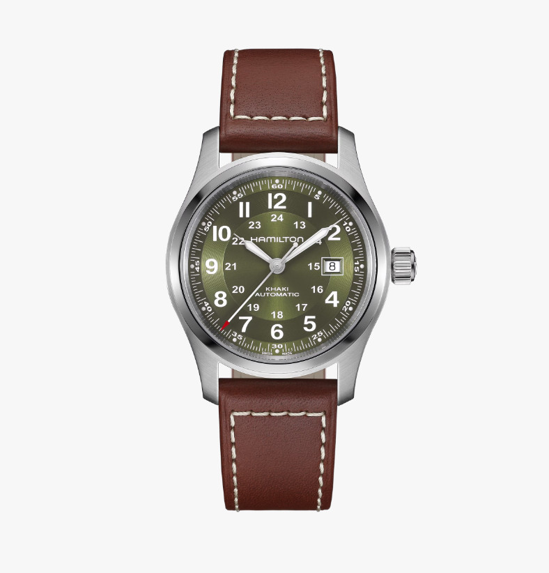 Hamilton Khaki Field Automatic Green Dial 42mm Men’s Watch H70605560