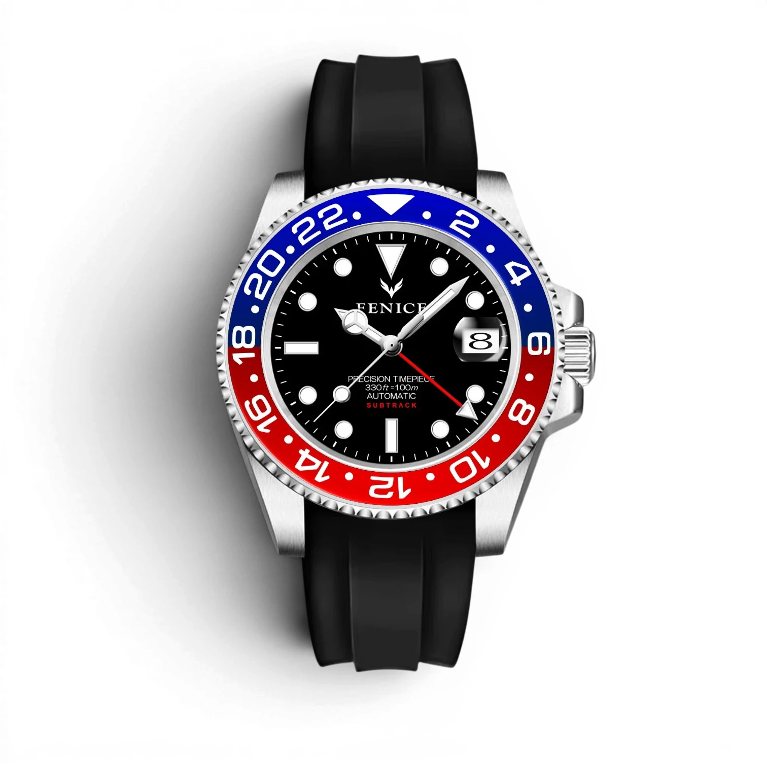 Fenice Subtrack GMT Automatic Watch 10ATM NH34A Seiko
