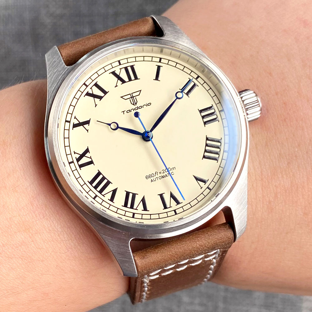 20ATM Diver 39mm Japan NH35A PT5000 Automatic Movement Men Watch Big Crown Lume