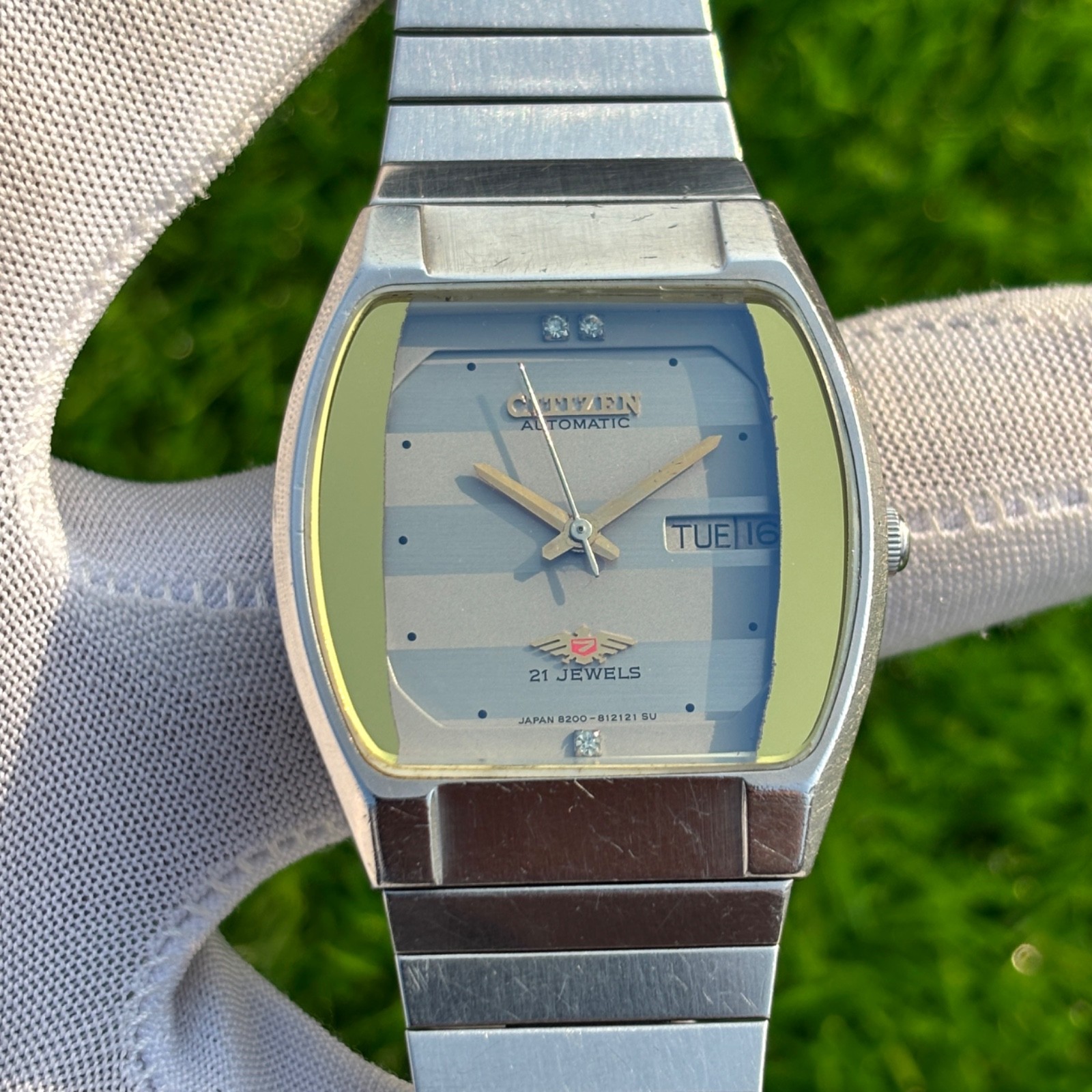 Vintage Citizen Dress Formal 7 Eagle Automatic Japan Made Men’s Watch 4-823460