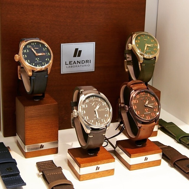 LEANDRI Swiss Made Italian No Radiation Military Mens Watch with Panerai Strap