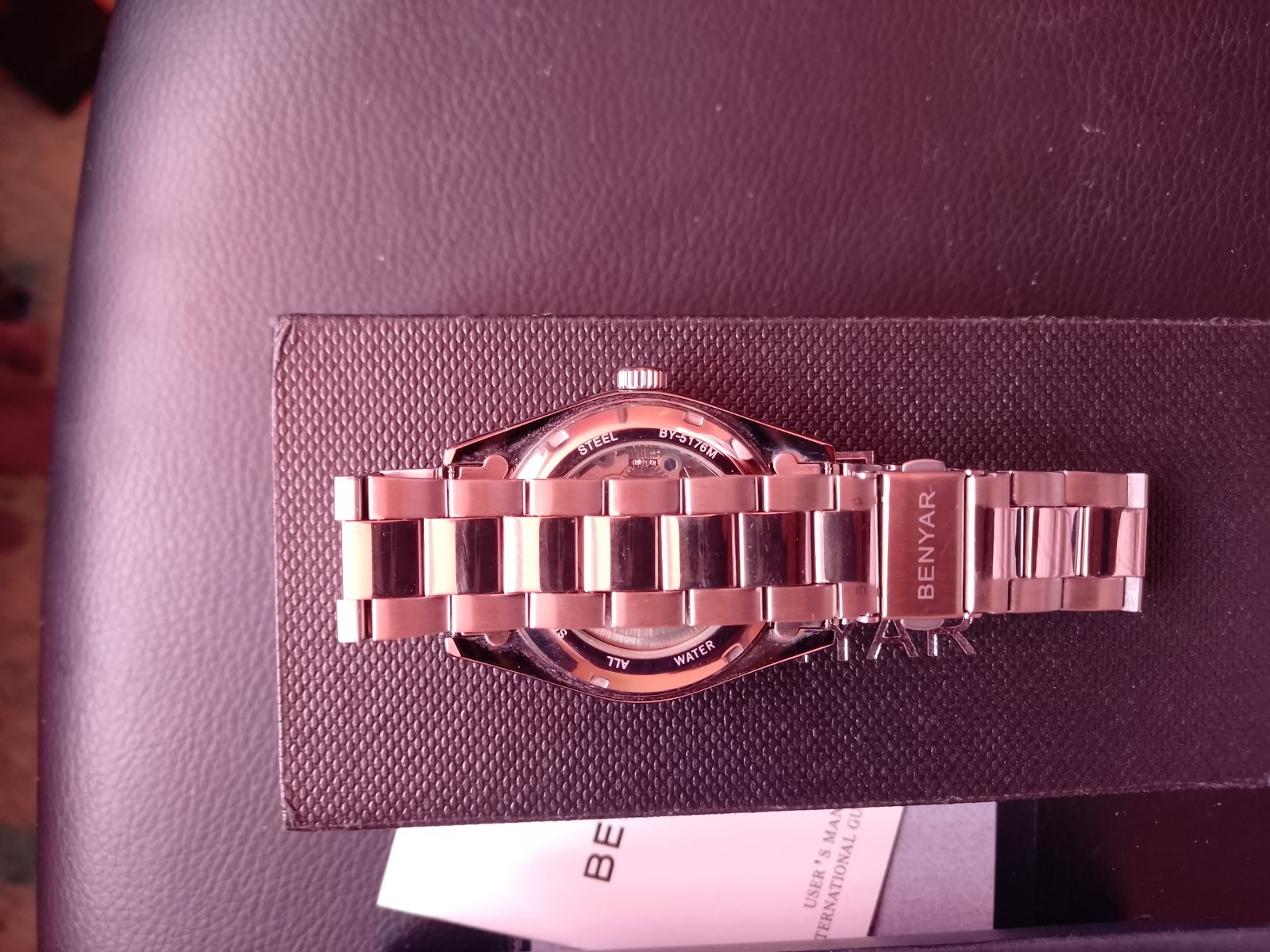 BENYAR Mens Watches Top Brand Luxury Automatic Waterproof Mechanical New 2024