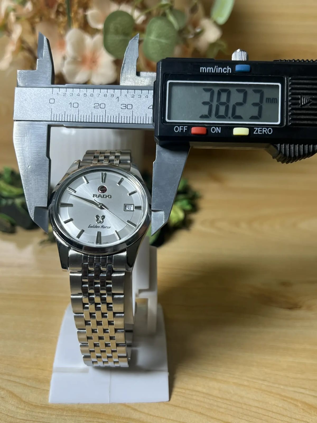 Automatic Rado Golden Horse Rare Men’s Silver Dial Stainless Steel Wristwatch