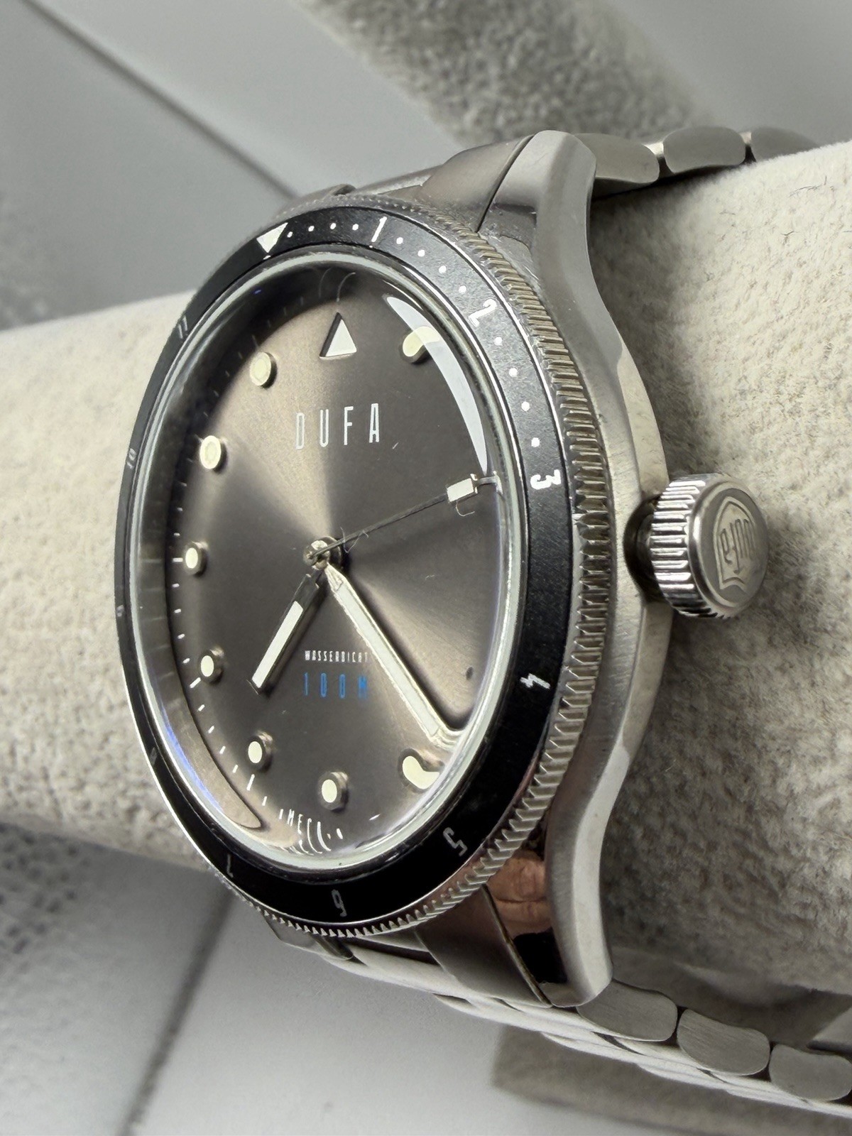Dufa DF-9035 New Battery Mens Meca Watch 42MM 6.5″ Made In Germany