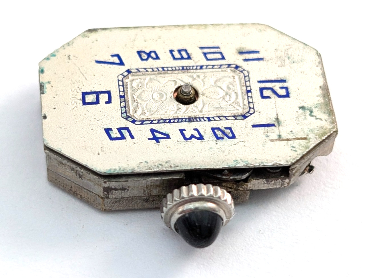 Antique ABRA 17 Jewels Art Deco Ladies 13mm Swiss Watch Movement PARTS or REPAIR