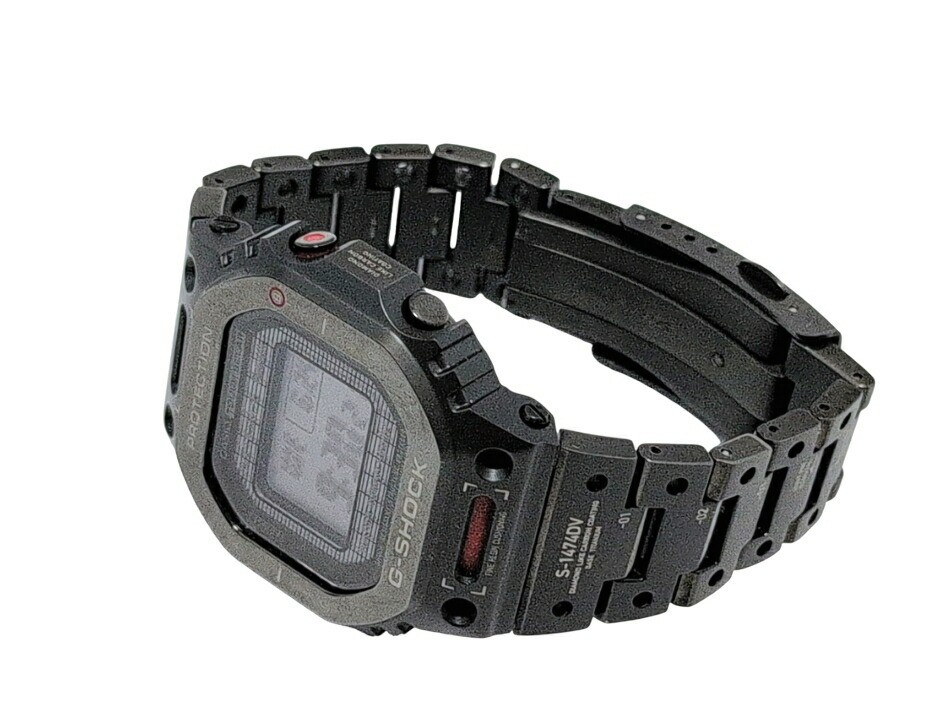 CASIO G SHOCK FULL METAL GMW B5000 Model Black Gundam Used