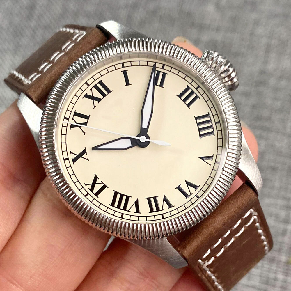 20ATM Diver Fluted 39mm Roman Mark NH35A PT5000 Auto Men’s Watch Sapphire Glass