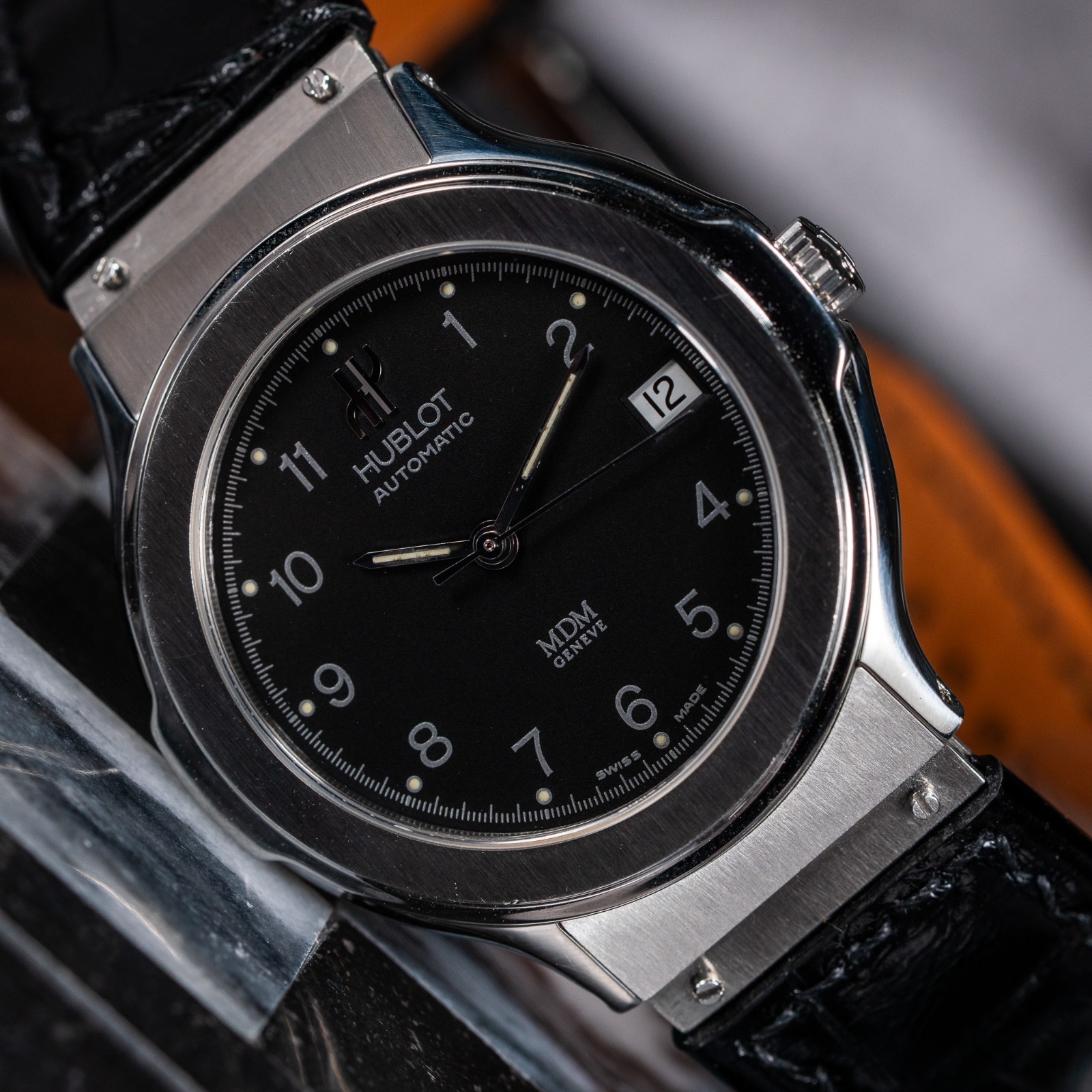 Hublot MDM Strap & Clasp Conversion – Full Set 36mm Black Dial Unisex Watch