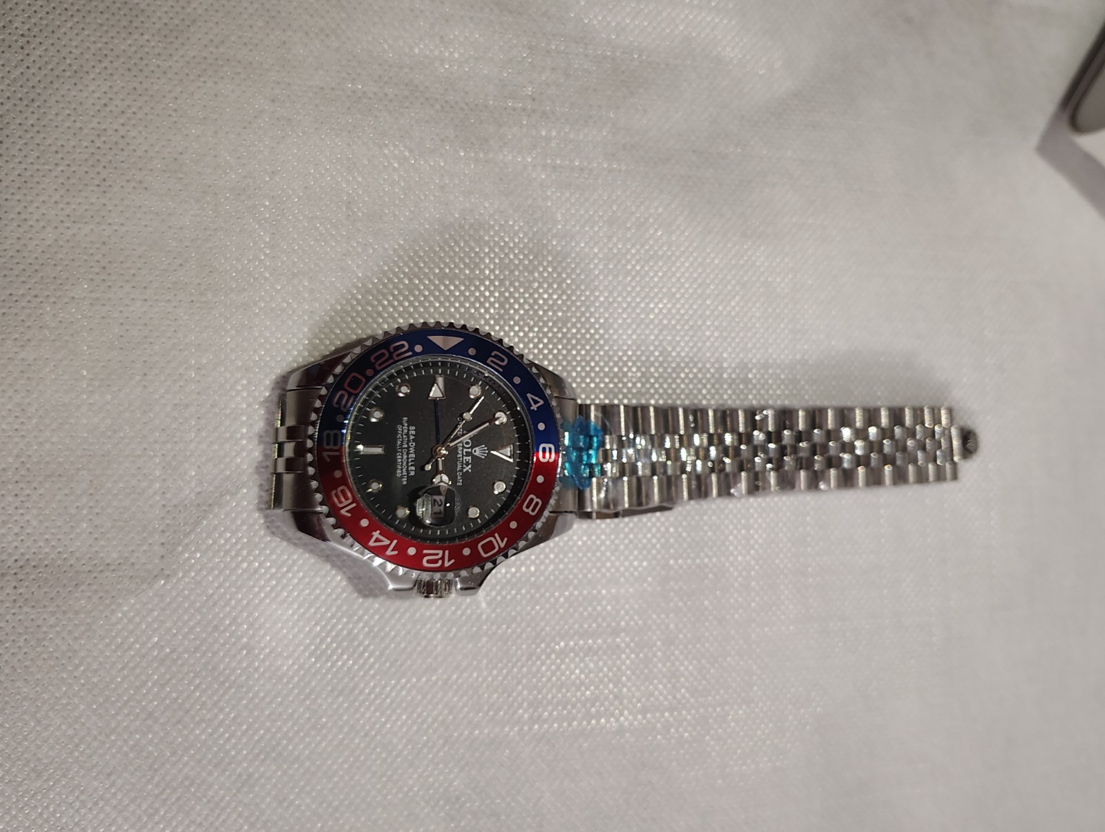 Rolex Sea-Dweller Black Dial Red/Blue 24-Hour Bezel Auto Date w/ Box