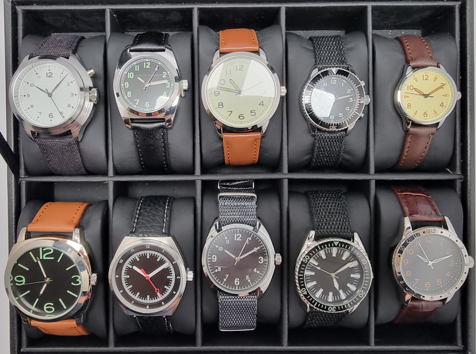 Eaglemoss Watches Military Collection Vintage Retro Style Wristwatch Men NEW UK