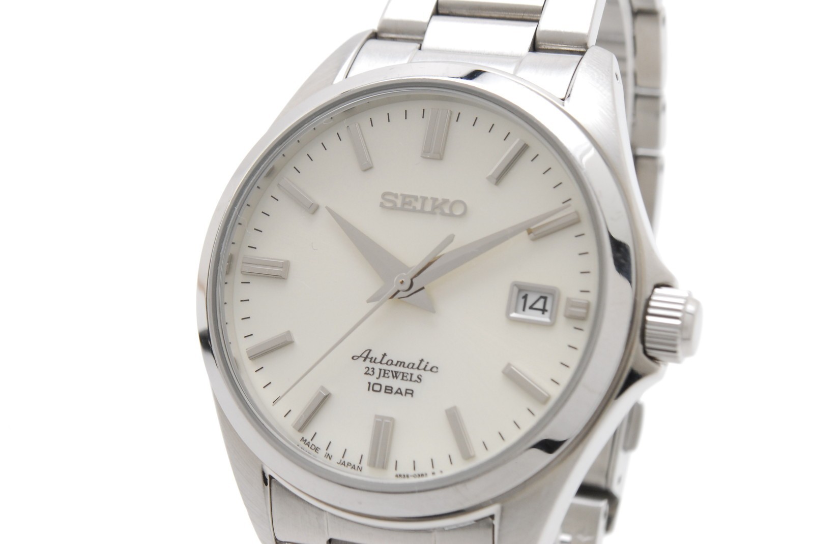 SEIKO 4R35-03X0 SZSB011 Automatic stainless 38mm White Dial Men’s Watch in Box