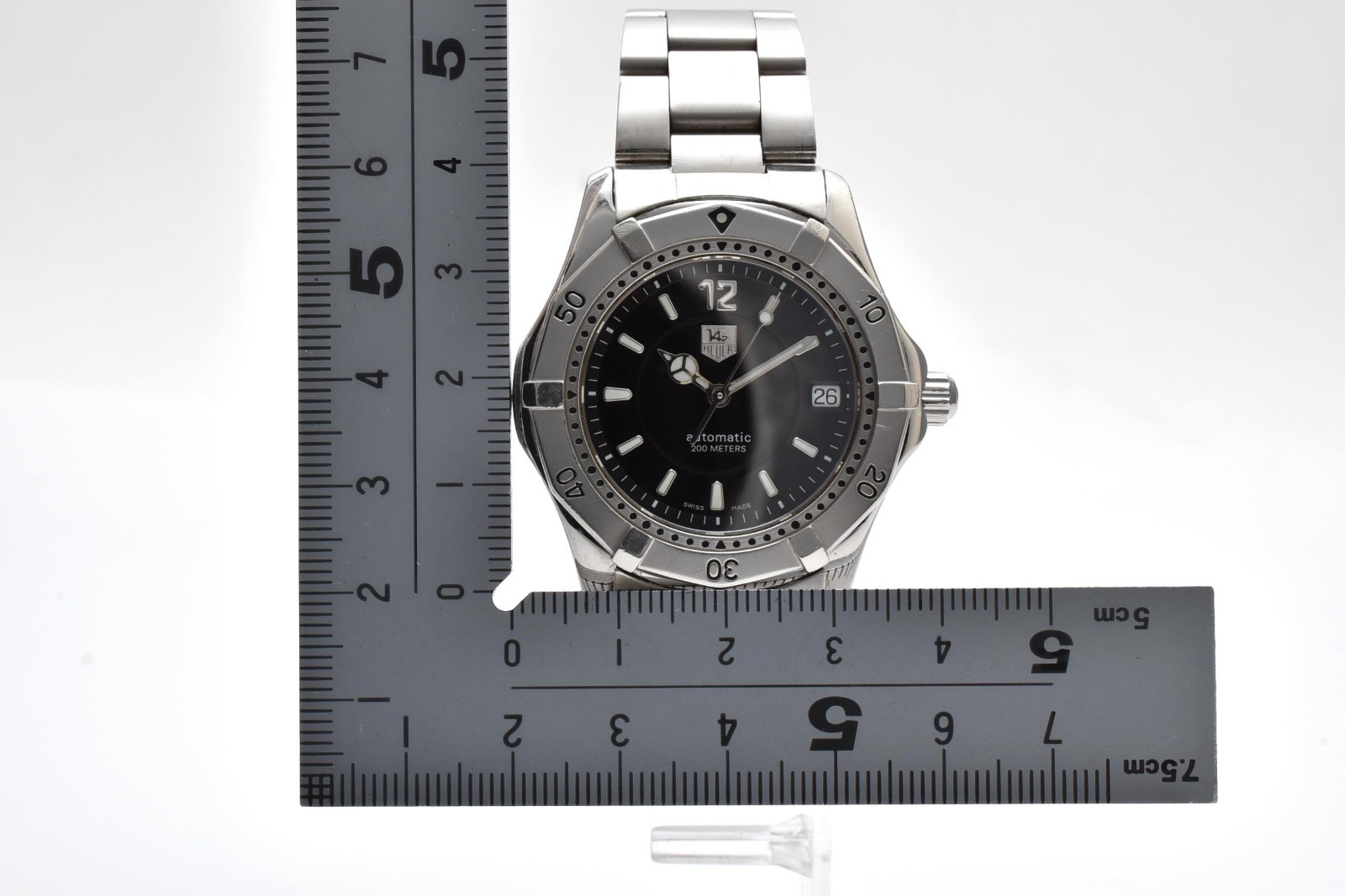 TAG HEUER 2000 WK2118-0 Vintage Automatic Men’s Watch Black Dial 38mm