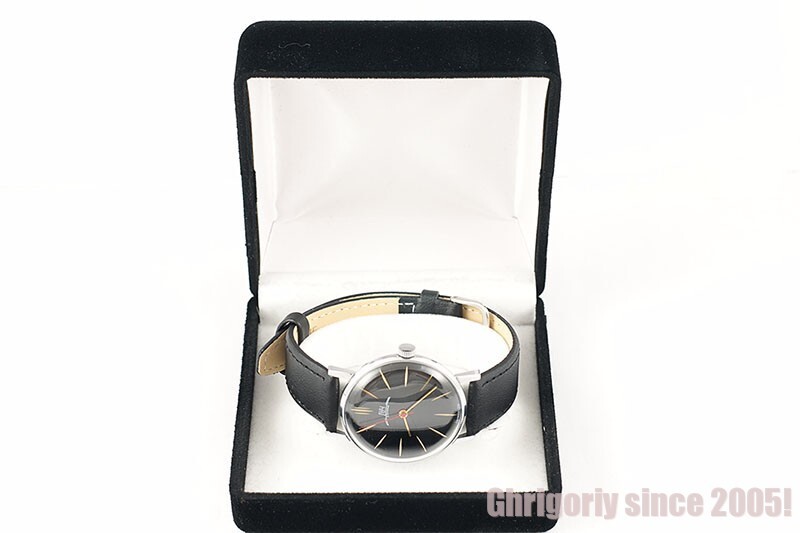 Luxury style Rare dial ultra slim FASHION wrist watch Luch De Luxe 2209 POLJOT