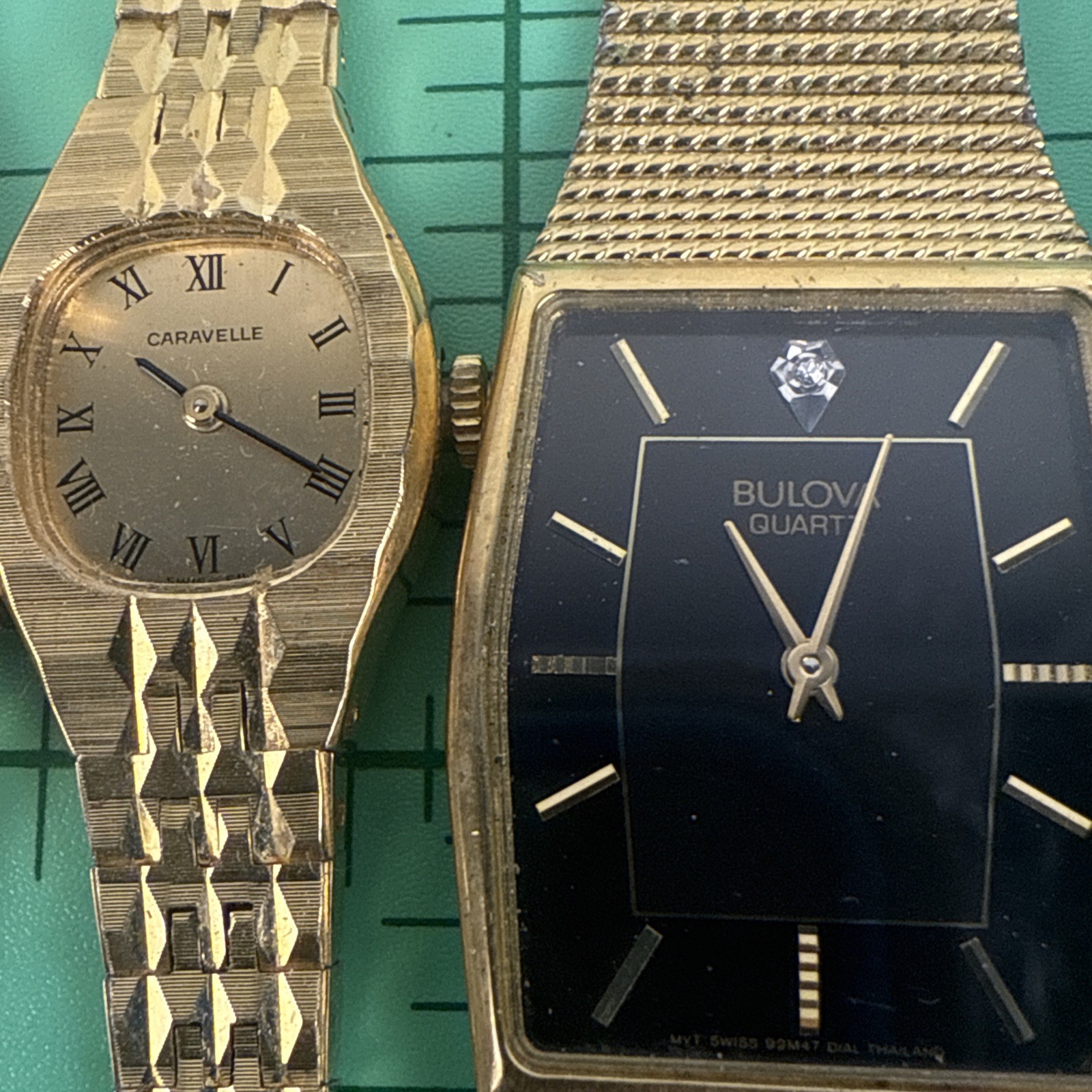Lot Of 12 Vintage Watches Two Are Working See Description Seiko Ruxton Bulova