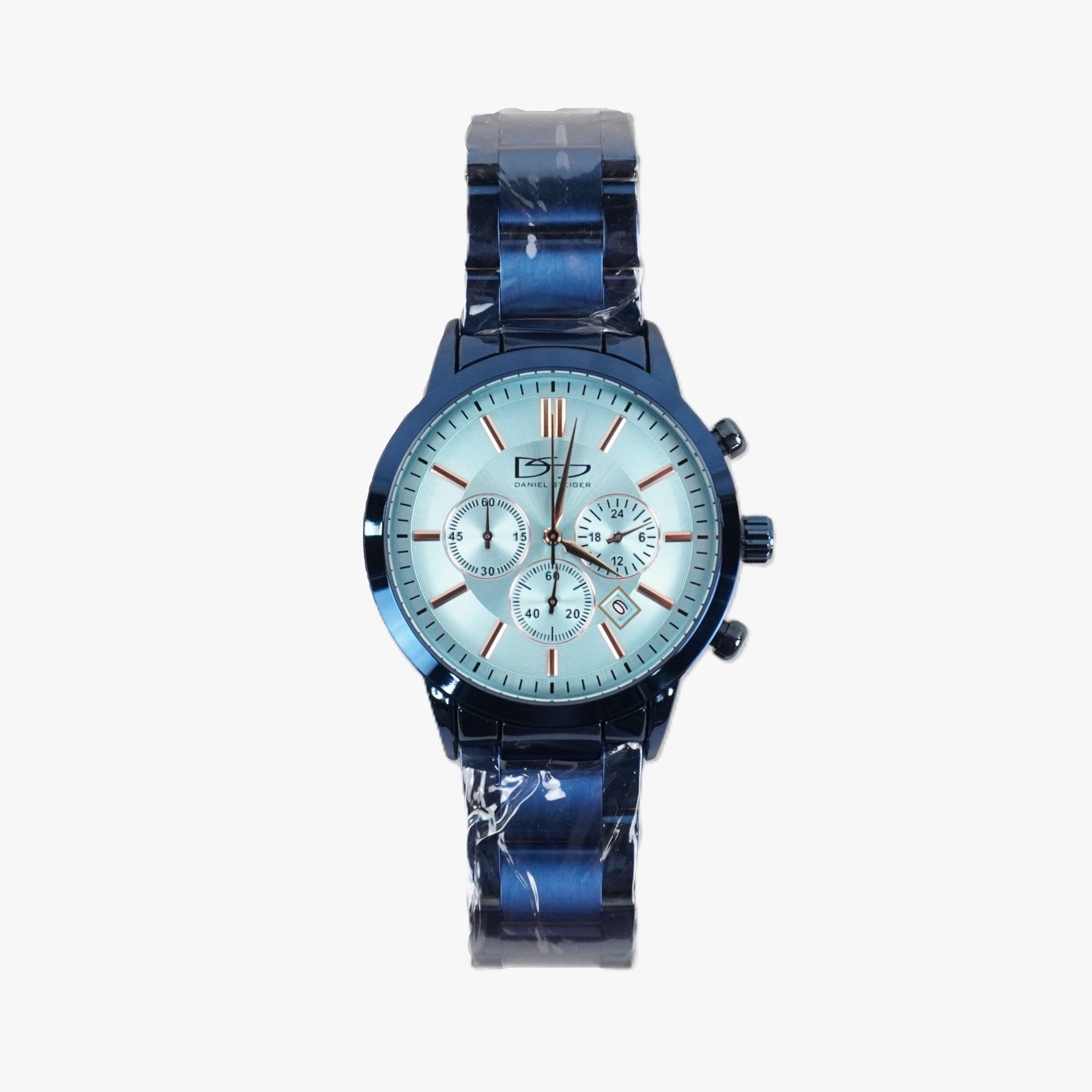 Daniel Steiger Blue Steel Glacier Chronograph 43mm Men’s Watch (W20109361BM)