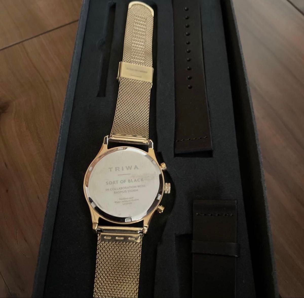 Triwa Sweden’s Masterpiece Champagne Gold Watch Rare Discontinued From Japan